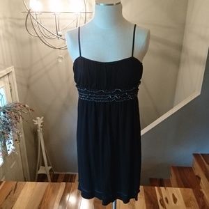 Max Studio Size Large Black Summer Sundress